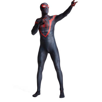 Miles Morales Spider-Man cosplay bodi od Lycra, za Halloween