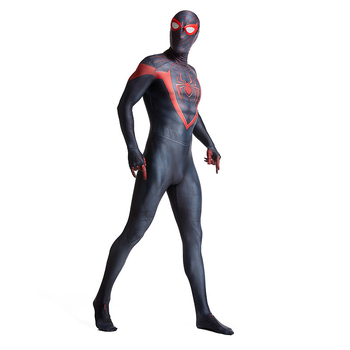 Miles Morales Spider-Man cosplay bodi od Lycra, za Halloween