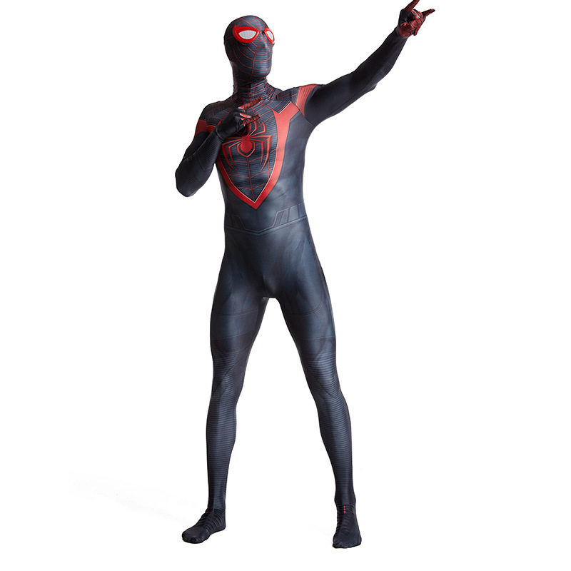 Miles Morales Spider-Man cosplay bodi od Lycra, za Halloween