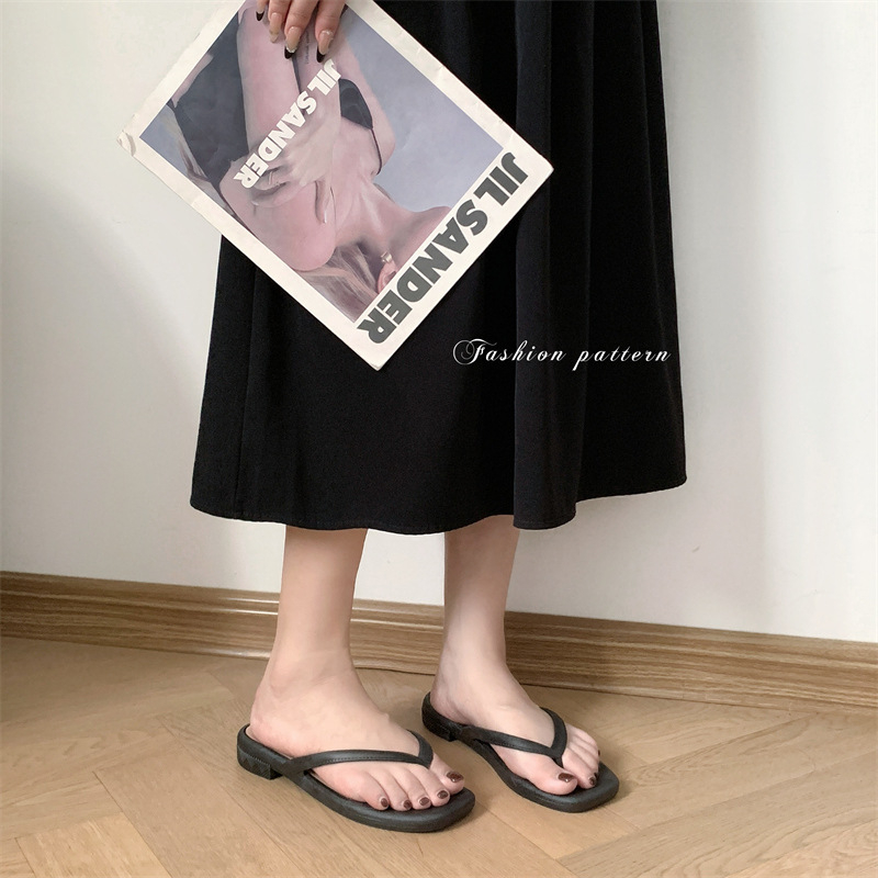 Charming Shark Női nyári flip-flop, lapos talppal, kényelmes beltéri és kültéri használatra