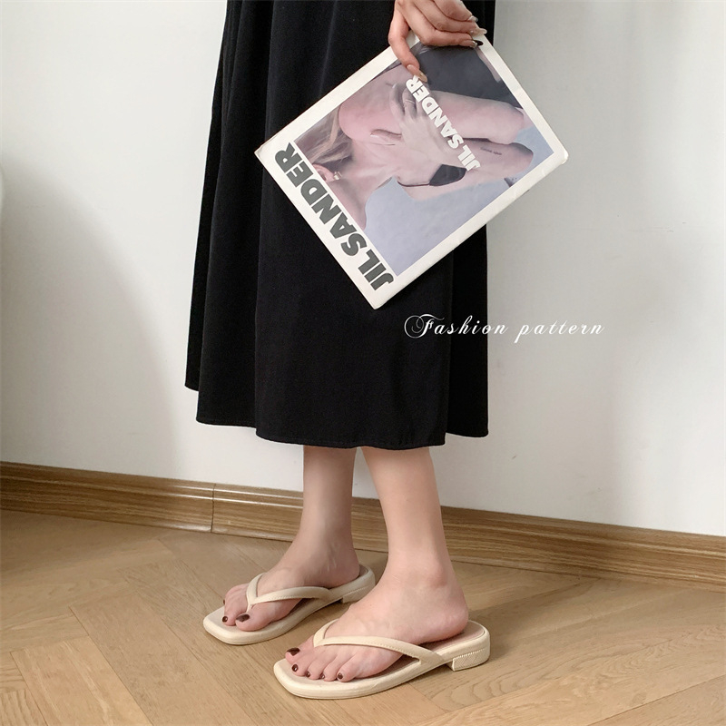 Charming Shark Női nyári flip-flop, lapos talppal, kényelmes beltéri és kültéri használatra