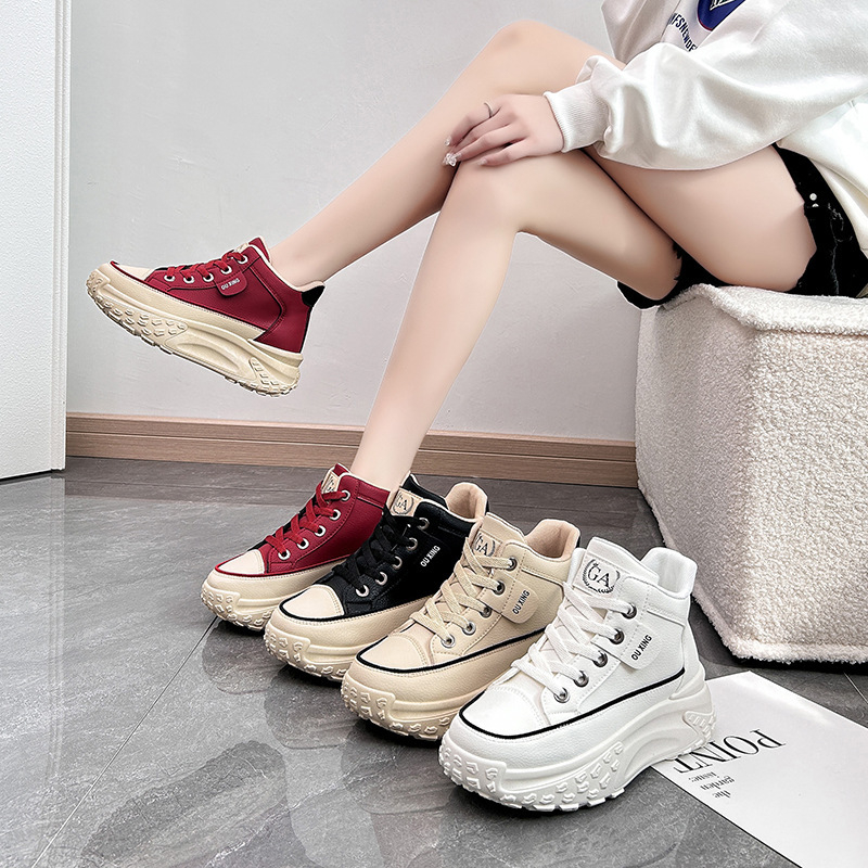 Korejska verzija 2025. jesen – ženske dad sneakers za trčanje i svakodnevnu upotrebu, s debelim potplatom HY908