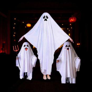 Bijeli duh – Halloween kostim za cosplay i maškare, ogrtač – za djecu i odrasle