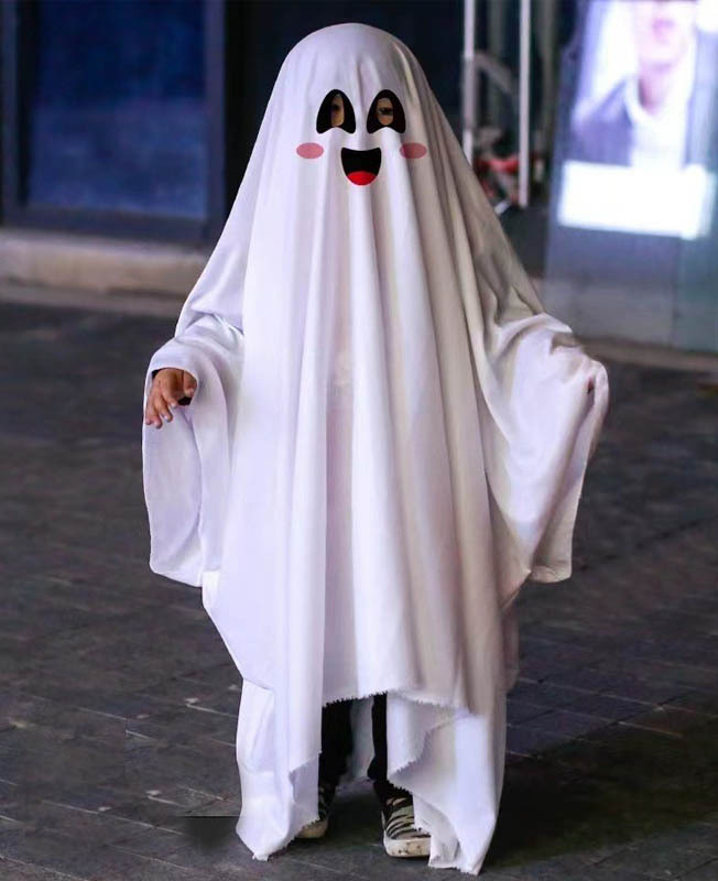 Bijeli duh – Halloween kostim za cosplay i maškare, ogrtač – za djecu i odrasle