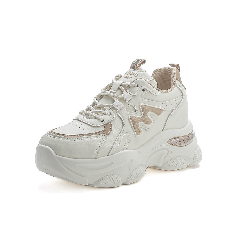 Ženske tenisice dad shoes, 2026 proljeće-jesen stil, nišni dizajn, povećanje visine, debeli potplat, korejski stil