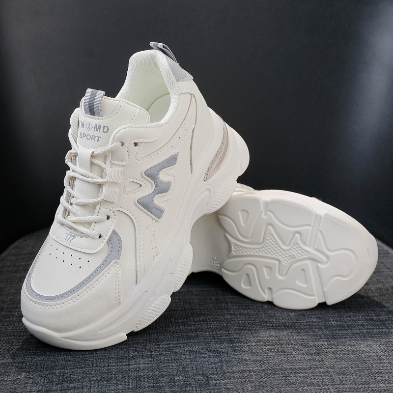 Ženske tenisice dad shoes, 2026 proljeće-jesen stil, nišni dizajn, povećanje visine, debeli potplat, korejski stil
