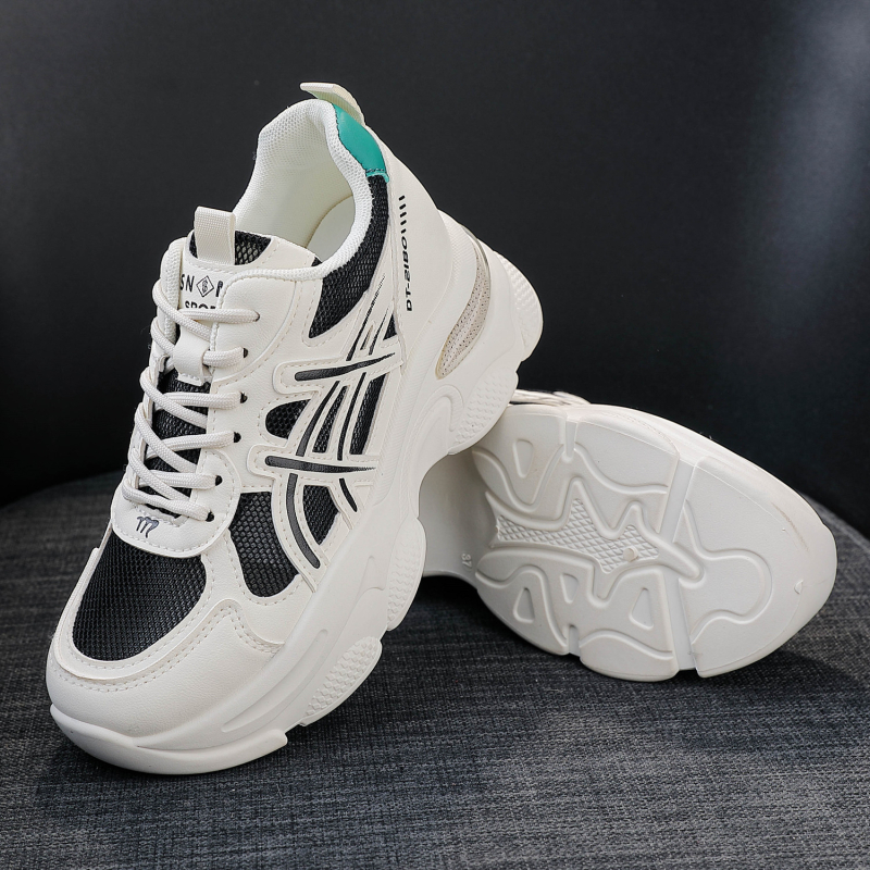 Ženske tenisice dad shoes, 2026 proljeće-jesen stil, nišni dizajn, povećanje visine, debeli potplat, korejski stil