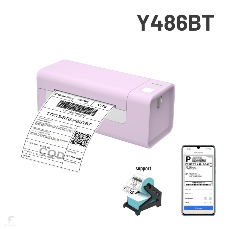 Θερμικός εκτυπωτής ετικετών αποστολής με barcode, πολυλειτουργικός εκτυπωτής