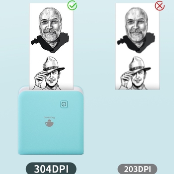 Phomemo M02PRO Prenosni Bluetooth termični pisač za mobilni telefon - kompaktni kućni pisač za vježbe zadataka