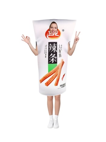 Halloween cosplay kostim, zabavan outfit za događanja, lik od spužve cosplay