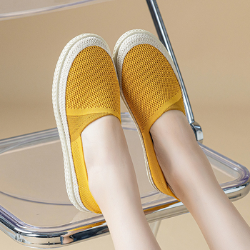 Ženske slip-on tenisice s prozračnom mrežom, casual stil, ribarske cipele