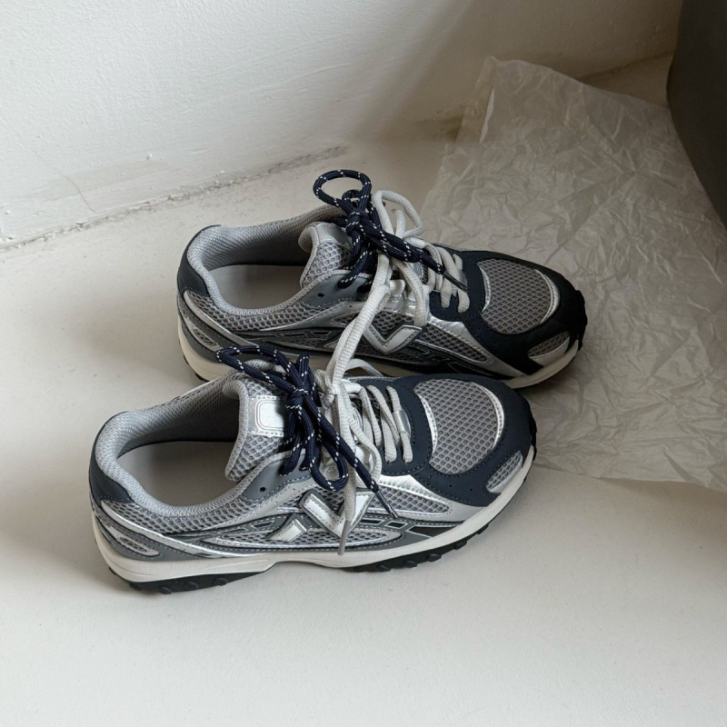 2026 proljeće retro N-Logo ženske tenisice s mrežastim gornjim dijelom, prozračne i lake, casual dad shoes