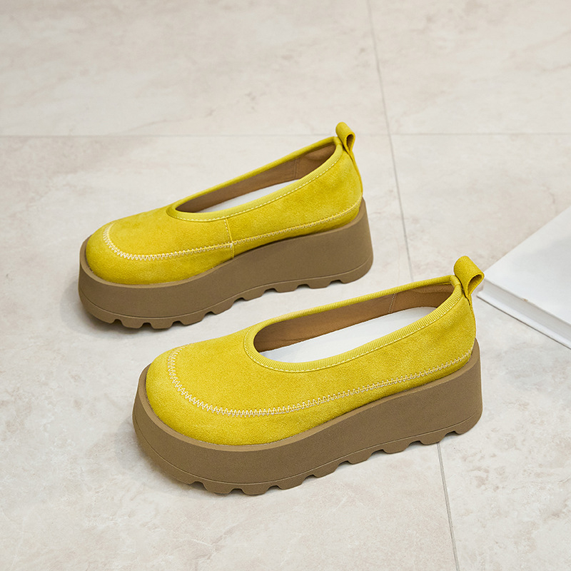 Ženske tenisice s debelim potplatom i unutarnjim podizanjem visine, retro dad shoes stil, sportske casual tenisice za proljeće 2025