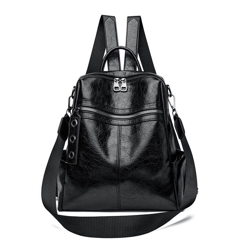 Retro ženski ruksak velike kapacitete, crossbody, minimalistički dizajn, za poslovnu i svakodnevnu upotrebu 2025