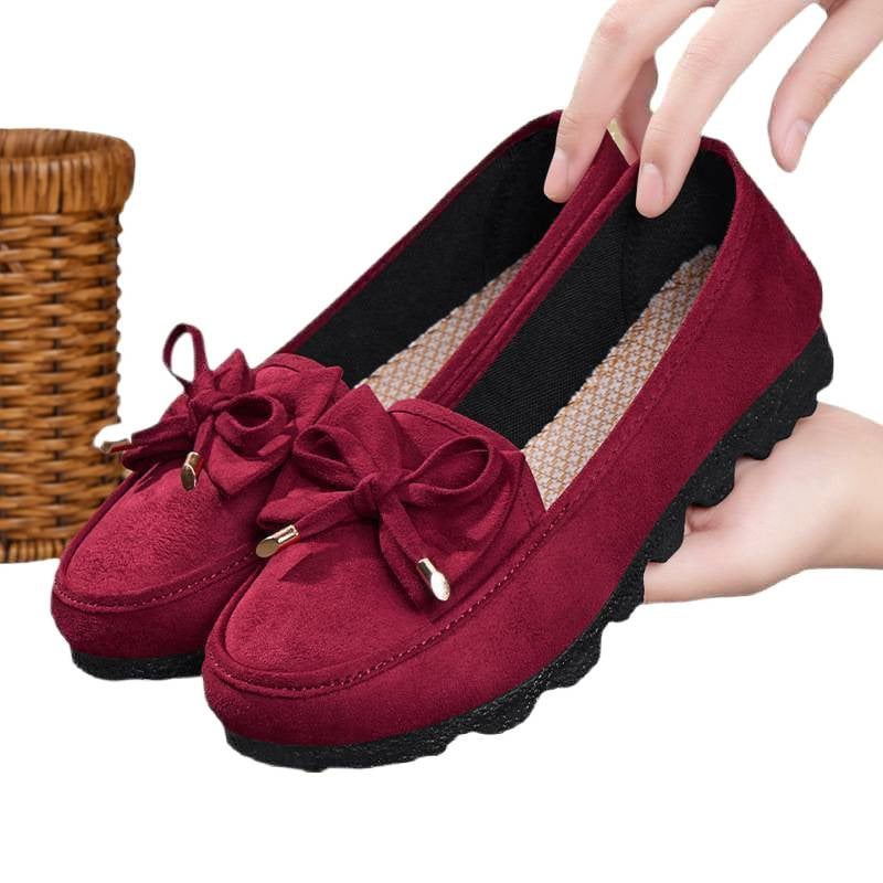 Ženske platnene loaferice u Pekin stilu, niski profil, protuklizna mekana potplata, udobne za posao