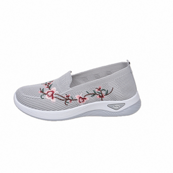 Ženske cipele velikih veličina, casual Slip-On cipele s izvezenim uzorkom u Pekin stilu, platnene
