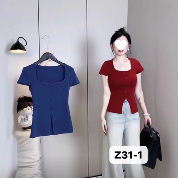 Ženski T‑shirt od ice silk s kratkim rukavima, kvadratni ovratnik, slobodan kroj, ljetni top s razparkom, elegantan