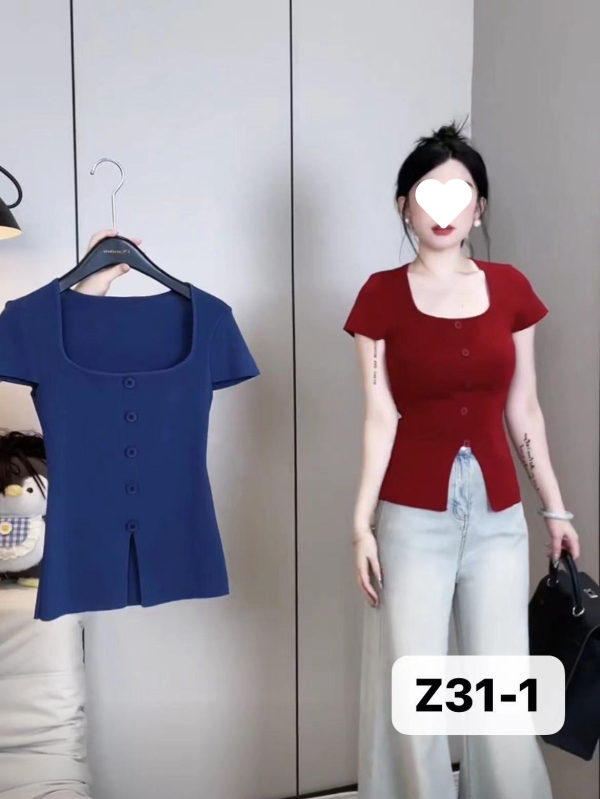 Ženski T‑shirt od ice silk s kratkim rukavima, kvadratni ovratnik, slobodan kroj, ljetni top s razparkom, elegantan