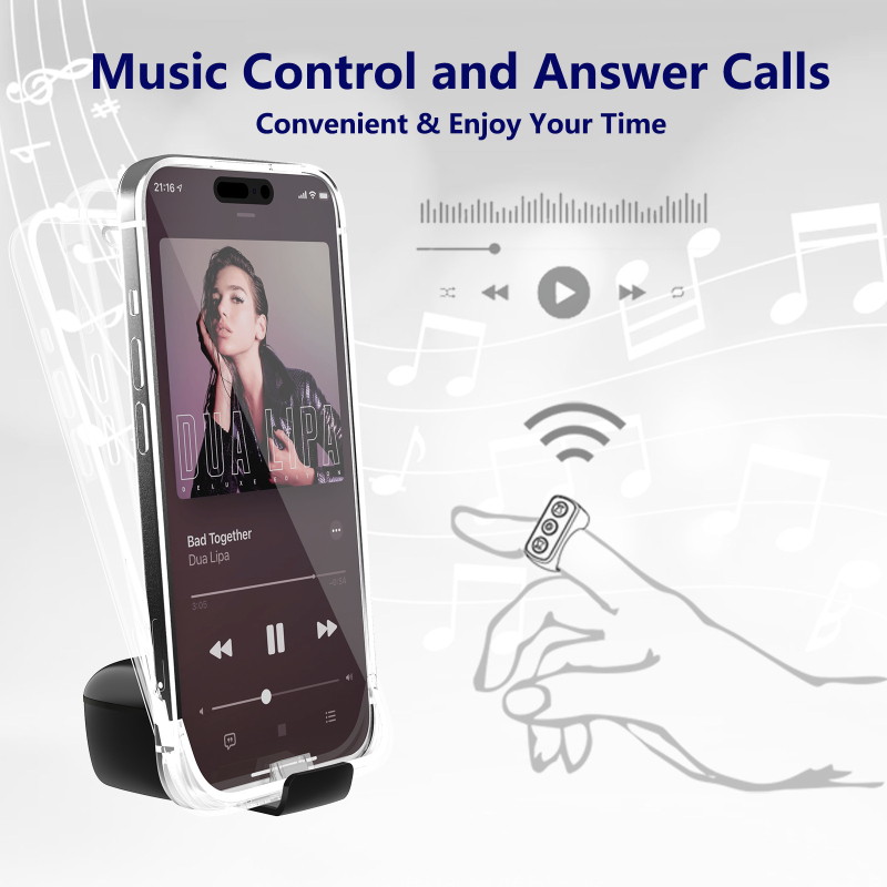 Telecomandă Bluetooth pentru mouse, control al paginilor PPT și a videoclipurilor TikTok, compatibilă cu PC, telefon și tabletă