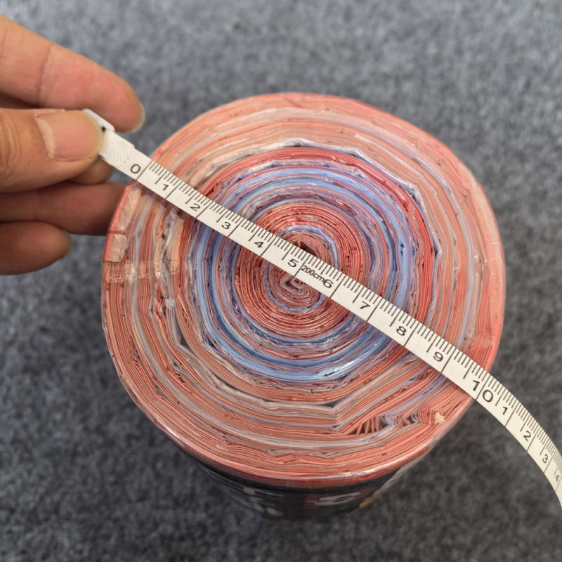 Vreće za smeće s vrpcom, 105 kom., 45×50 cm, velike, za kuhinju, kućnu i poslovnu upotrebu, nosivost 3 kg