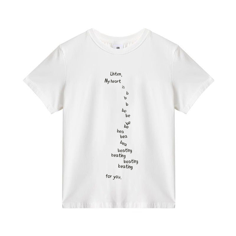 Ženski T-shirt kratkih rukava s natpisom slovima, originalni američki dizajn, ljeto, ležerno, svestrano