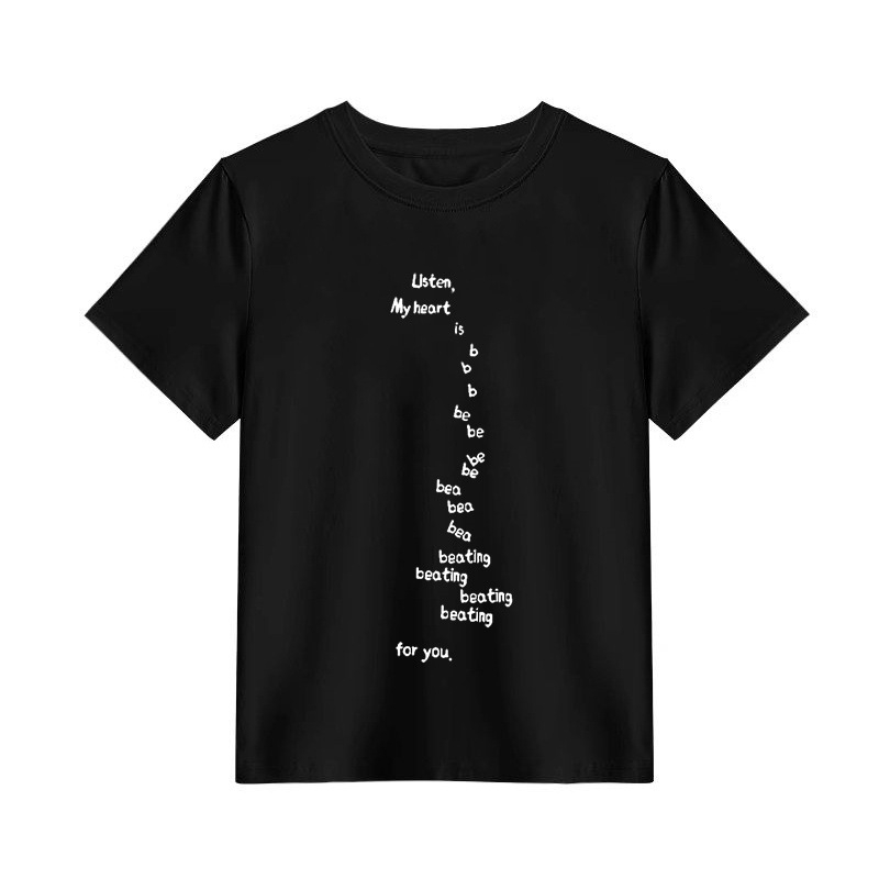 Ženski T-shirt kratkih rukava s natpisom slovima, originalni američki dizajn, ljeto, ležerno, svestrano