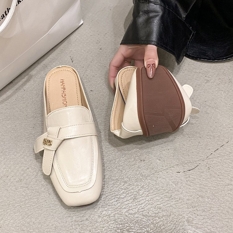 Ženske retro casual slip-on tenisice, proljeće-ljeto 2025, zatvoren prst, PU gornji dio, gumena potplat, prozračne