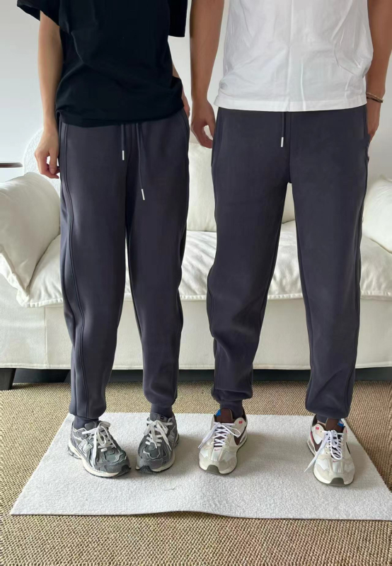 Druga generacija hlača otpornih na vjetar s flis materijalom, opuštenog kroja, unisex, zimske, jednobojne