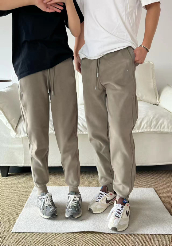 Druga generacija hlača otpornih na vjetar s flis materijalom, opuštenog kroja, unisex, zimske, jednobojne
