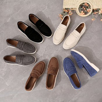Ženske slip-on loaferice, 2025 jesen, plosne casual cipele, retro britanski stil, velika veličina
