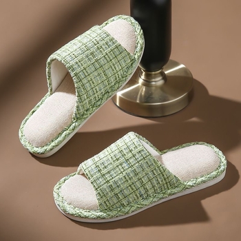 Domaće papuče u Chanel stilu, prozračene mekane, udobne, unisex za sve sezone