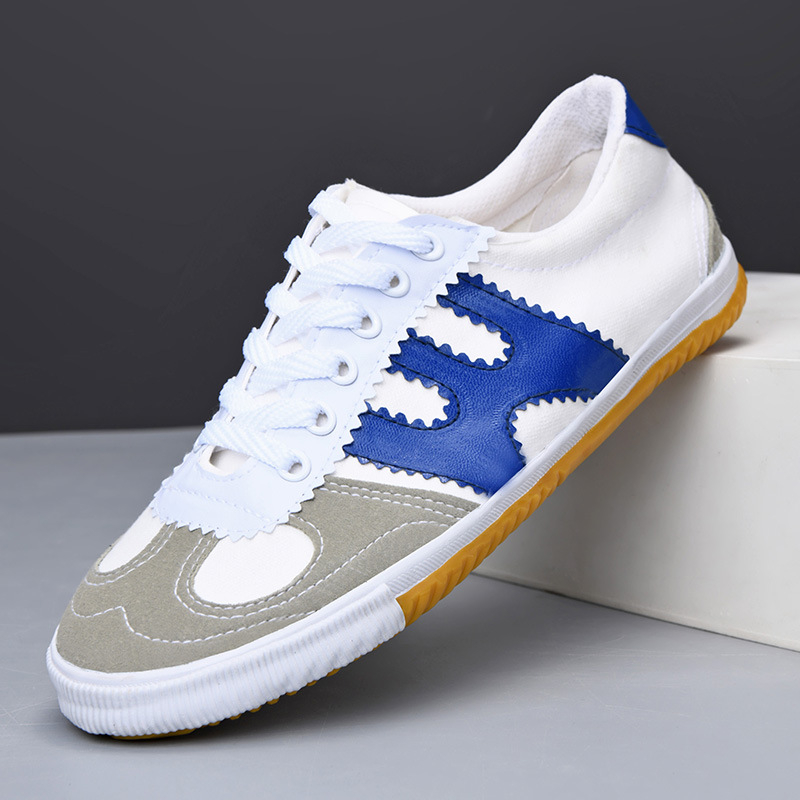 Pantofi de volei pentru bărbați – adidași din pânză, talpă din piele de vacă, respirabili, pentru antrenament, alergare și purtare casual