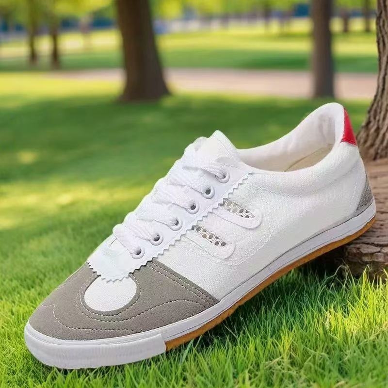 Pantofi de volei pentru bărbați – adidași din pânză, talpă din piele de vacă, respirabili, pentru antrenament, alergare și purtare casual