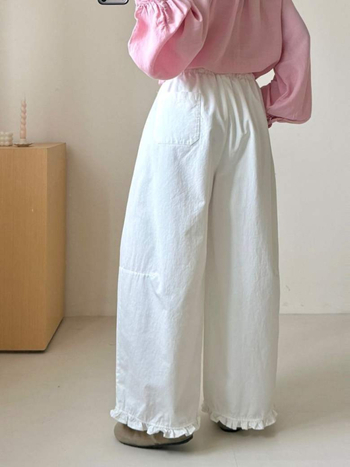 12381 Ležerne ženske hlače od pamuka sa elastičnim pojasom, kratke dužine, jednofarbne, proljeće