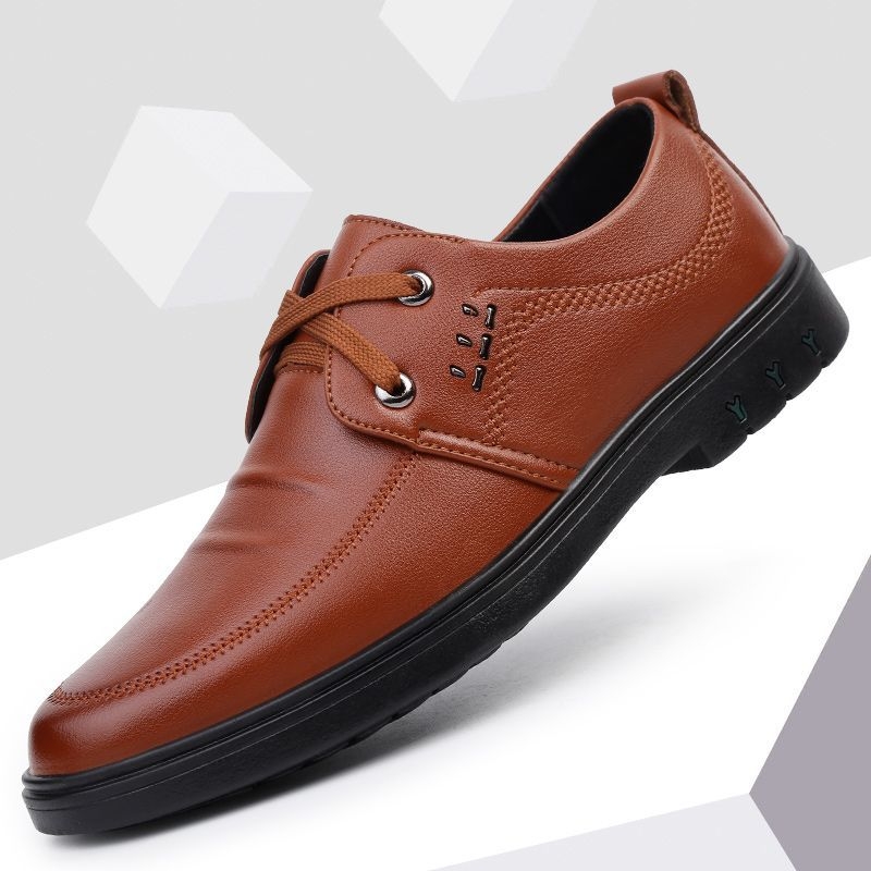 Muške crne nubuk kožne brogue cipele – casual i poslovne, gumeni đon