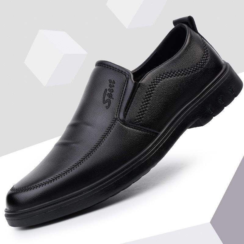 Muške crne nubuk kožne brogue cipele – casual i poslovne, gumeni đon