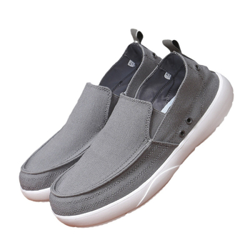 Pantofi casual slip-on din canvas pentru bărbați, ușori, respirabili, cu talpă plată