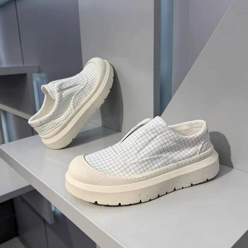 Muške slip-on tenisice s debelim potplatom, platneni gornji dio, udobne svakodnevne sportske cipele u korejskom stilu