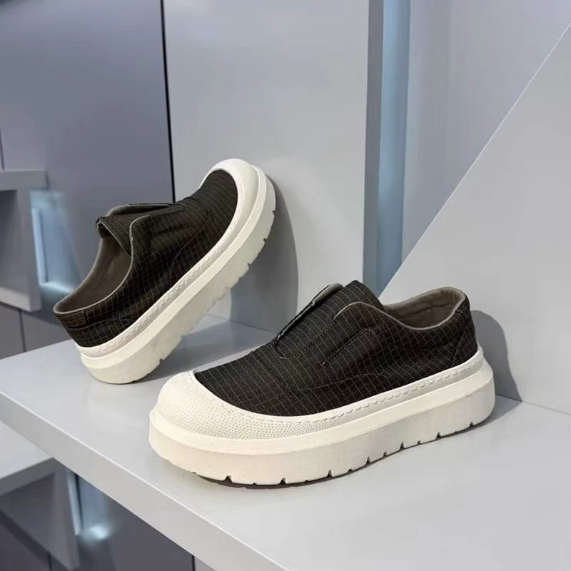Muške slip-on tenisice s debelim potplatom, platneni gornji dio, udobne svakodnevne sportske cipele u korejskom stilu