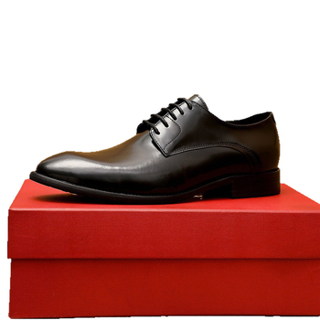 Pantofi eleganți de bărbați din piele lucioasă, cu vârf drept, stil britanic Oxford