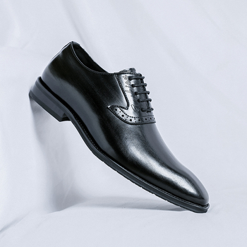 Pantofi bărbați din piele slip-on, stil britanic, vară 2026, versatil pentru business și casual