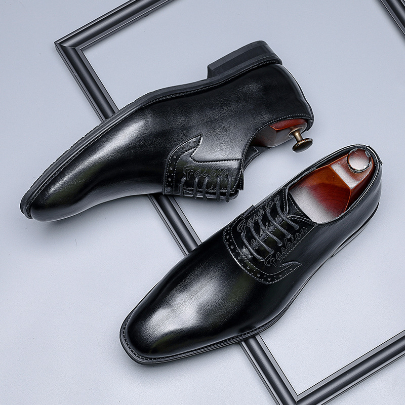 Pantofi bărbați din piele slip-on, stil britanic, vară 2026, versatil pentru business și casual