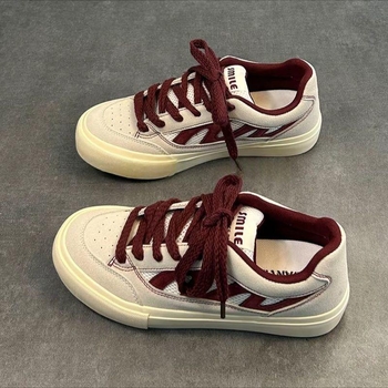Adidași din canvas unisex, respirabili, talpă groasă, stil casual retro, vară 2025