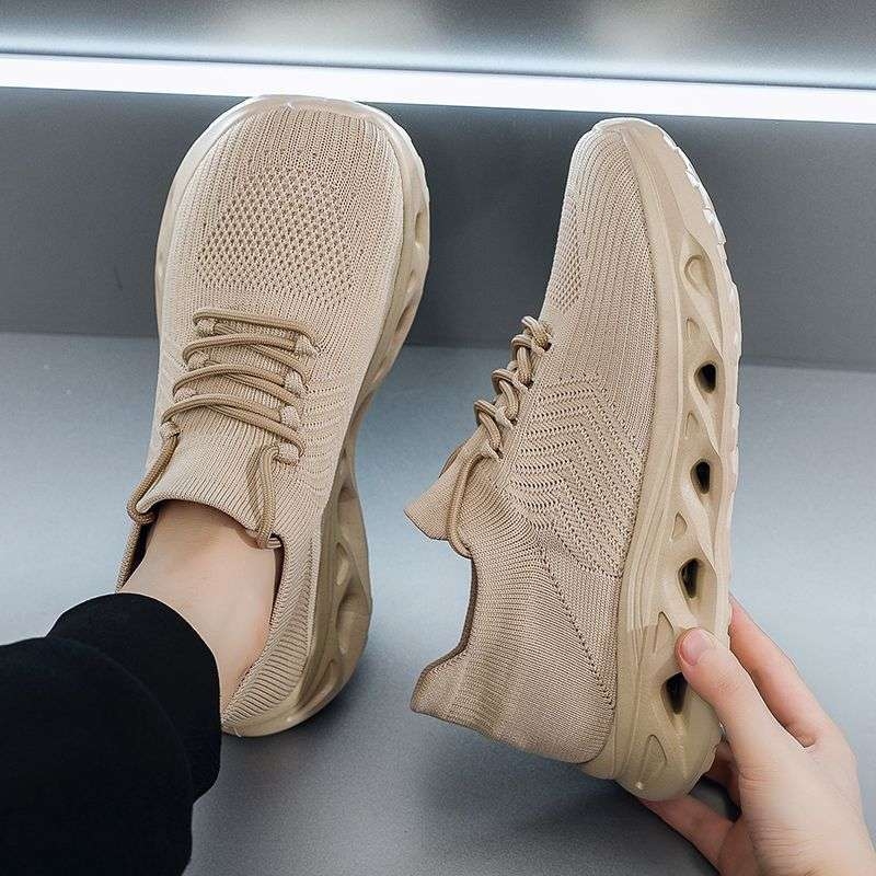Muške ljetne lagane tenisice Fly-Knit od mrežaste prozračnosti za široka stopala