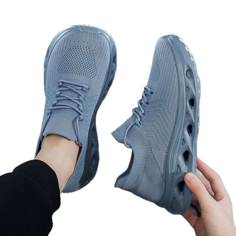 Muške ljetne lagane tenisice Fly-Knit od mrežaste prozračnosti za široka stopala