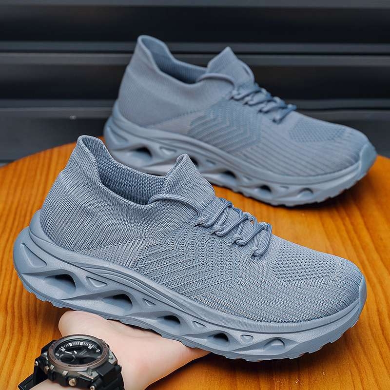 Muške ljetne lagane tenisice Fly-Knit od mrežaste prozračnosti za široka stopala