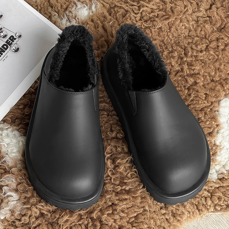 Muški zimski loaferi s debelim potplatom i fleece podstavom, topli i udobni, casual stil, snježne čizme