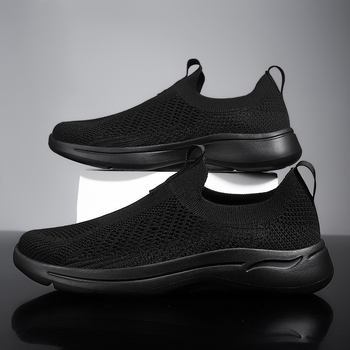 Muške Slip-On tenisice s mrežicom, prozračne ljetne sportske obuće za hodanje
