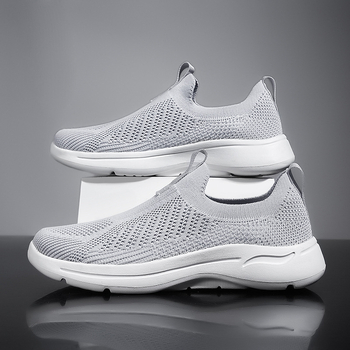 Muške Slip-On tenisice s mrežicom, prozračne ljetne sportske obuće za hodanje