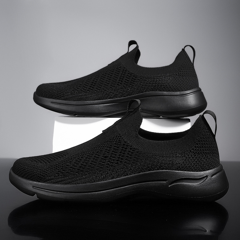 Muške Slip-On tenisice s mrežicom, prozračne ljetne sportske obuće za hodanje